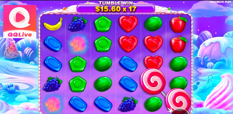 QQlive slot game Sweet Bonanza có giao diện khá giống trò chơi Candy Crush