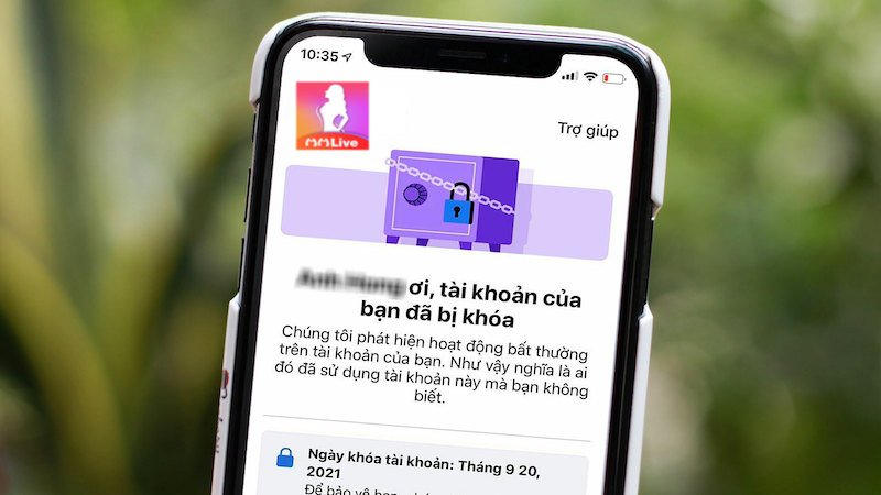 tài khoản MMlive không bị khoá