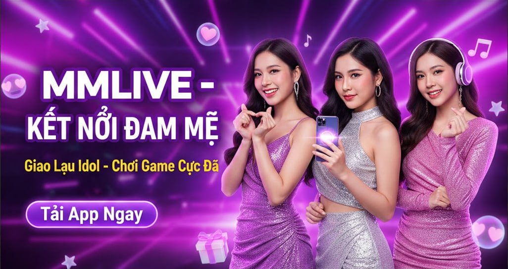 MMLIVE - App MMLIVE Livestream Giải Trí Mới Nhất 2025 10 Điểm đặc biệt của MMLive chính là ứng dụng không đơn thuần chỉ là nền tảng giải trí xem livestream trực tiếp mà còn là nơi kết nối, giao lưu và kiếm tiền cực kỳ lý tưởng cho tất cả mọi người. Mọi hoạt động từ giải trí, giao lưu kết bạn & kiếm tiền hữu ích đều tập hợp trong duy nhất 1 App MMLive - Thực sự là 1 điều tuyệt vời!